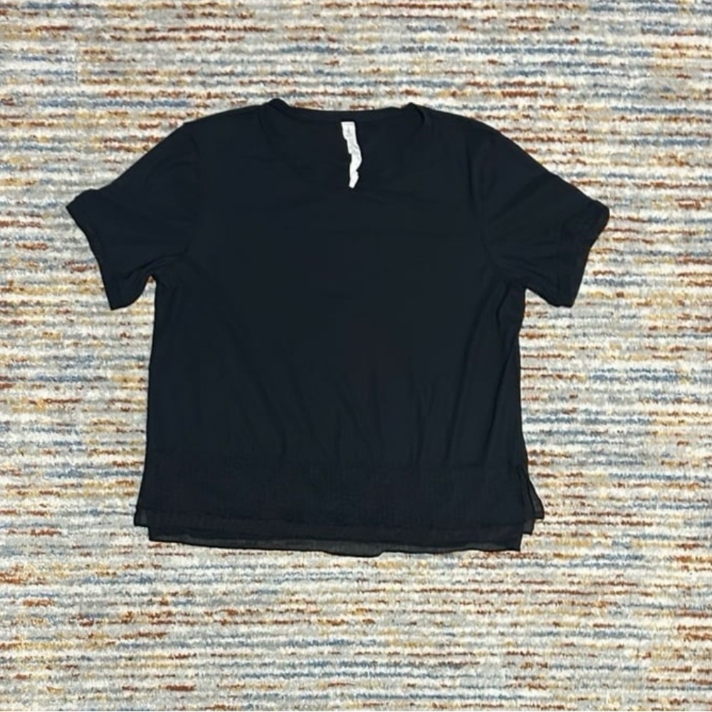 lululemon athletica Black Crop Top